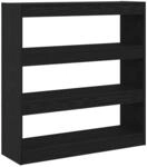 vidaXL B&uuml;cherregal Schwarz Eichen-Optik 100 x 30 x 103 cm 862726