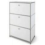 Floordirekt Metallschrank Concept Epure MK-129 Sideboard 3 F&auml;cher 75 x 40 x 120 cm