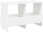 vidaXL Magazinregal Wei&szlig; 68,5 x 30 x 45 cm 890984