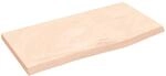 vidaXL Waschtischplatte 60x30x4 cm Massivholz Unbehandelt