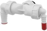 Alcadrain P156Z-G1 Doppelanschluss G1 Zoll 8&ndash;23 mm mit Klappen