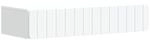 vidaXL Wandmontierter Beistelltisch Wei&szlig; 87,5 x 34,5 x 17 cm 898325