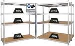 PROREGAL Mega Deal 3x Schwerlastregal Taurus XL mit T&Uuml;V/GS Zertifizierung HxBxT 180