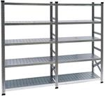 PROREGAL Fachbodenregal Stecksystem Proximo Komplettregal HxBxT 200 x 300 x 60 cm 5