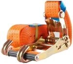 TRUTZHOLM Profi Ratschen Spanngurt 2 Teilig 5m 4t 4000kg T&Uuml;V/GS Orange