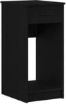 vidaXL Computerschrank mit Schublade Schwarz 35x45x77 cm 858741