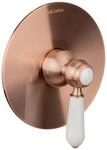 PaulGurkes Kupfer Unterputz Einhandmischer Mischbatterie Nostalgie Rote Bronze
