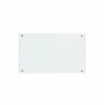 Relaxdays Spritzschutz ESG Glas Transparent Bruchsicher 120 cm x 50 cm