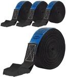 TRUTZHOLM 4x Profi Spanngurt Klemmschloss Auto 1 Teilig 5m 250 kg Schwarz