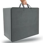 Beautissu VS95 Tragetasche f&uuml;r Visco Klappmatratze 201x120x14cm Grau