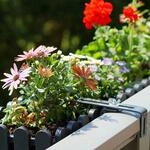 BigDean Blumenkastenhalterung 6 St&uuml;ck Terrakotta F&uuml;r Balkon Und Gel&auml;nder...