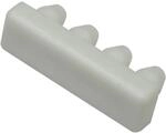 Gardinia Endst&uuml;ck f&uuml;r Aluminium-Vorhangschiene 1-l&auml;ufig Wei&szlig; 2-er Pack