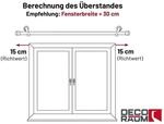 Deco-Raum Gardinenstange nach Ma&szlig; 1-Lauf Zylinder &Oslash; 25mm Schwarz 390cm