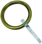 Gardinia Ring Messing Antik f&uuml;r Stilgarnitur Kegel und Zylinder 6-er Pack