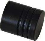 Gardinia Endst&uuml;ck Chicago Zylinder f&uuml;r &Oslash; 20 mm Schwarz-Matt 2-er Pack