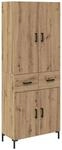 vidaXL Highboard Artisan-Eiche 69,5 x 34 x 180 cm Holzwerkstoff 3416059
