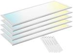 ENOVALITE 5er Set LED Panel 120x30cm 36W 3600lm Dimmbare Deckenleuchte CCT