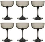 like. by Villeroy & Boch Like Glass Sektschalen Dessertschalen 100 ml 6er Set Smoke