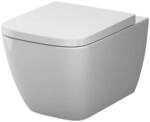 AM.PM Wand WC mit Softclosing Sitzabdeckung Gem Sp&uuml;lrandlos Toilette H&auml;nge WC
