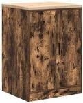 vidaXL Garagen-Aufbewahrungsschrank R&auml;uchereiche Massivholz Kiefer 860575