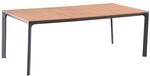 Garden Pleasure Gartentisch Silea Rechteckig Braun-Anthrazit 100 cm x 208 cm