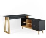 Vicco Schreibtisch Nautica Anthrazit 138 x 77 mit Schubladen XXL Art Nr 36904