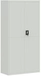 vidaXL Aktenschrank Hellgrau 90x40x180 cm Stahl