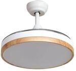 Lindby LED Deckenventilator mit Lampe Oras 10022094 Leselampe Modern in Wei&szlig;...