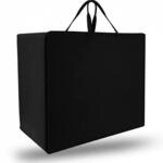 Beautissu Aufbewahrungstasche f&uuml;r Decken Kissen VS95 67x80x42 cm Schwarz