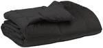 vidaXL Sommerdecke Gepolstert Anthrazit 200 x 240 cm Mikrofaser 42025909