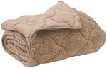 vidaXL Sommerdecke Taupe 240 x 260 cm Mikrofaser und Teddy-Fleece 42026216