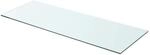 vidaXL Regalboden Glas Transparent 80x30 cm 243836