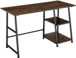 Tectake Schreibtisch Paisley Industrial Style Holz und Stahl 120 x 50 x 73 50 cm