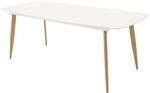 ebuy24 Polar Esstisch 100x240 cm Wei&szlig;