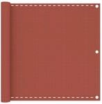 vidaXL Balkon-Sichtschutz Terracotta-Rot 90x400 cm HDPE 310949