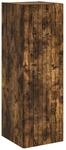 vidaXL Wandmontierter Badezimmerschrank Ger&auml;ucherte Eiche 890657