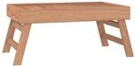 vidaXL Klapptablett 55x35x25 cm Massivholz Teak 340762