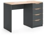 Vicco Schreibtisch Ruben Anthrazit/Artisan-Eiche 110 x 75 mit 4 Schubladen Art Nr