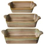 Ritzenhoff & Breker Tortosa Auflaufformen-Set Eckig 3-teilig