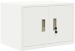 vidaXL Aufbewahrungsschrank Wei&szlig; 60 x 40 x 40 cm Stahl 891717