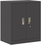 vidaXL Aufbewahrungsschrank Schwarz 60 x 40 x 70 cm Stahl 891718