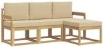 vidaXL Outdoor-Sofagarnitur 4-Tlg 3387447