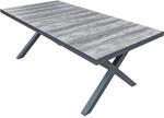 Garden Pleasure Gartenm&ouml;bel-Set Rana/Treviso 5-teilig mit Keramik-Tisch Grau