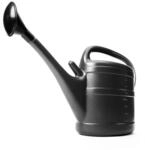 BigDean Gie&szlig;kanne 10 Liter Anthrazit Mit Brausekopf Aus Kunststoff