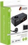 Schwaiger Steckdosenleiste LADV4115 230 V mit USB-C & USB-A Schwarz