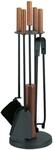 Firefix Kaminbesteck Stahl Klein 5-teilig &Oslash; 19,5 cm x 65 cm