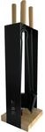 Firefix Kaminbesteck Stahl 5-teilig 19 cm x 19 cm x 69 cm