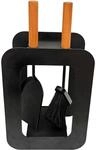 Firefix Kaminbesteck Stahl Klein 3-teilig 22,5 cm x 15 cm x 40 cm