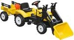 HOMCOM Trettraktor mit Anh&auml;nger Schaufel
