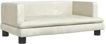 vidaXL Kindersofa Creme 80x45x30 cm Samt 3196311